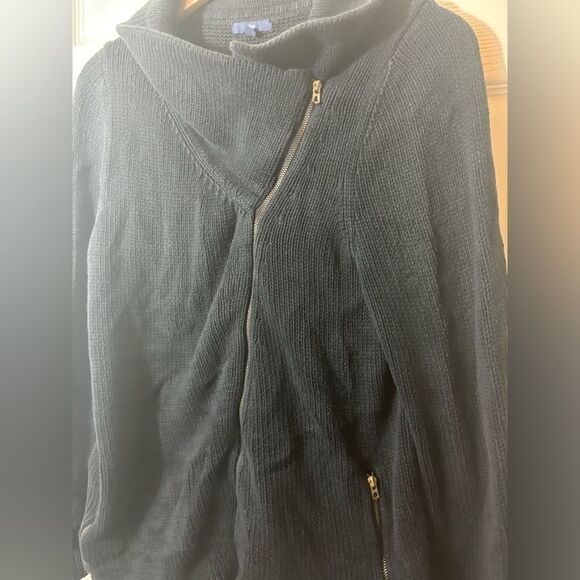 GAP sweater vintage large black zip jacket - Picture 3 of 5
